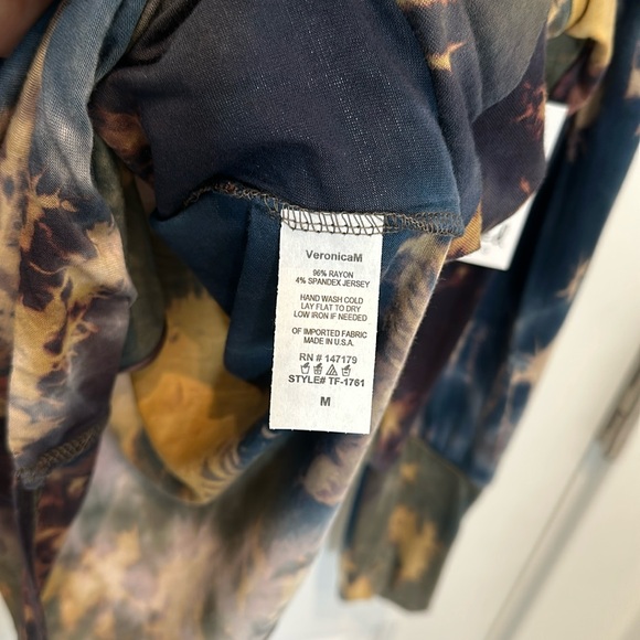 Veronica M Multicolor Tie-Dye Blouse - Picture 7 of 15
